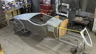 Metal Shaping: forming a compound curve for fender, english wheel, shrinker, wire form buck
