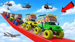 GTA 5 World's Highest 😲😳😱दुनिया का सबसे ऊंचा !! IMPOSSIBLE SUPER MEGA RAMP 😫😱 CHALLENGE !! INDIAN DJ