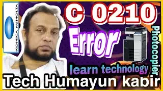 Konica Minolta Bizhub error c 0210 c258 c308 c368 c454 c554 c454e c554e c250i c300i #konica minolta