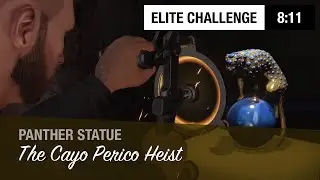 GTA Online - Cayo Perico Heist: Stealth | Panther Statue | Solo (Elite Challenge, 8:11)