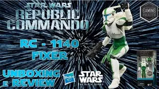 Fixer (RC-1140) - Republic Commando - Black Series - Unboxing e review