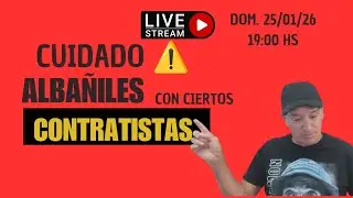 Albañiles y contratistas, cuidado ⚠️