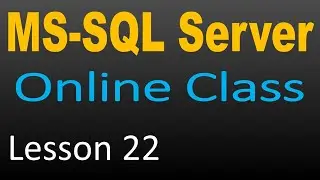 SQL Server Online Class 22 - Triggers in SQL server Part 1