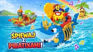 Piratix ☠️🦜 Piosenka🎶 Piracki Bal! Śpiewaj z Piratixami ⚓🦈 King Shark i Kraken  płyną w dal!