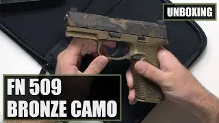 Unboxing the FN 509 Bronze on Bronze Camo 9mm Pistol