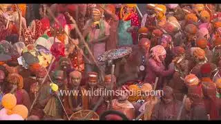 The Vibrant Spirit of Lathmar Holi in Nandgaon: Tradition, Colors, and Joy 2024