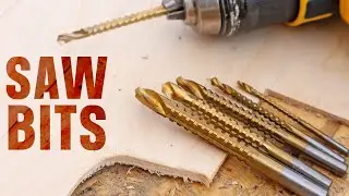 Serrated Grooving Bits - Drill Saw - Drill Cutting Bits - TESTING