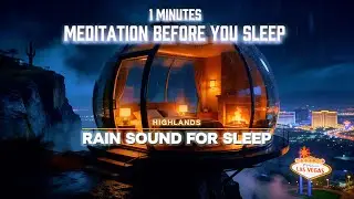 Meditation Before You Sleep With Soft Rain & Thunder Sounds