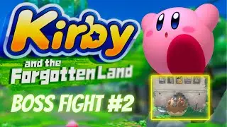 KIRBY BOSS FIGHT #2 - GIANT BUILDING TURTLE  (Poking It To Death!)