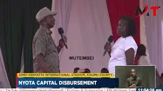 RUTO IN KISUMU SHOWERING LUO YOUTHS WITH NYOTA MONEY!!