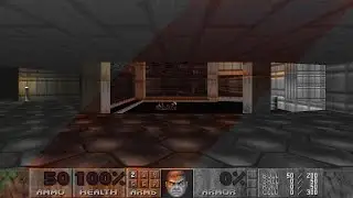 Doom's E1M1 (Hangar) Gameplay, But It Was Converted to Grayscale & Colorized