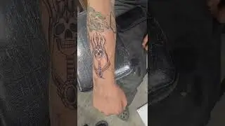 Shop work today #dynamicink #dynamicblack #tattoo #tattooartist #wormholetattoo