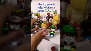 mario, luigi peach visitan a joshi #lego #legotime #saturday