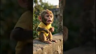 Mike Saved the Old Man! #cutebabymonkey #mikestudios #youtubeshorts #emotionalstory
