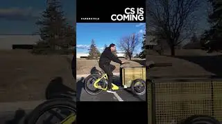 CS is Coming  #cargocycle #ebike #bike #cargobike #bikelife #electriccargobike #work #build #tough