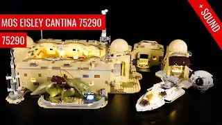 LED Light Kit for LEGO Mos Eisley Cantina 75290 Light Kit (Sound Version)