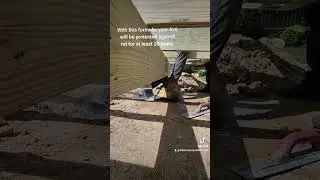 #newformula #handyman #deckflipthrough Saving a 6x6 post to last against rotten