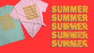 How to create text based design using liquify tool | Photoshop tutorial | T-shirt Design