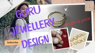 Sabse Alag Plain Gold Nose Ring 😍 | Aisi Design Pehle Kabhi Nahi Dekhi hogi | Guru jewellery design 