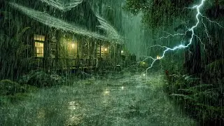 HEAVY RAIN AND THUNDER SOUNDS - DEEP SLEEP | Thunderstorm for Sleeping - Rain Sound Comfort #2