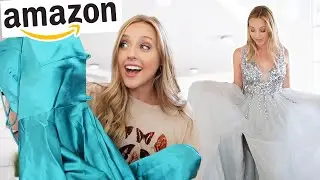 TRYING AMAZON PROM DRESSES *HUGE SUCCESS*