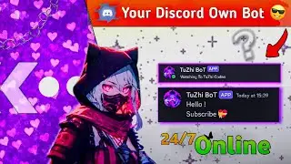 How To Make Your Own Discord Bot + 24/7 online in Hindi