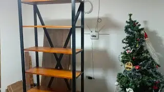 Estantería estilo industrial. 