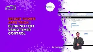 Secret Power Apps Trick 🚀| Blinking Text Using Timer Control