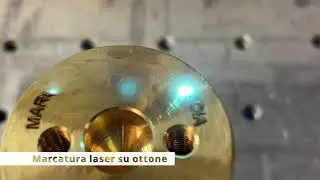 Marcatura laser su ottone