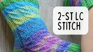 How to Knit the 2-st LC Stitch