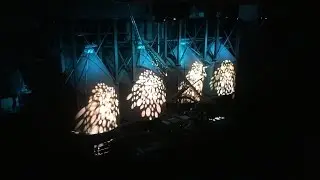 Aurawida Lichtspiele und Feuerwerk an der Landmarke Donaukies - Vollmer Kieswerk am 21.03.2015