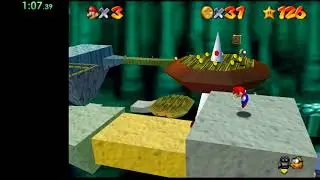 SM64 Bowser in the Dark World All Coins in 2:36