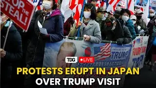 Protests in Japan Over Trump Visit LIVE: Japanese activists challenge Trump&rsquo;s agenda | Japan-US Ties