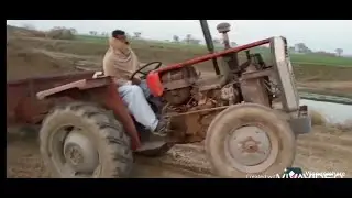 Pulling competition of heavy loaded trali/Mf260 vs Mf265 and Mf240 vs Mf260