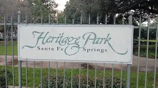 Driving to Heritage Park ,Santa Fe Springs