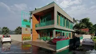 Architectural Design | Community Relief Centre | 3D Walkthrough | Malappuram, Kerala | vba