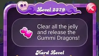 Candy Crush Saga ❤&zwj;🔥 - Level 2379✔️ - Hard Level❌ - Game Play⏭️ - With Sound🔊
