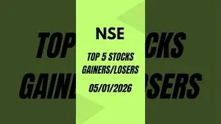 Nifty Top 5 Gainers & Losers | 05 Jan 2026 | Ep 04 | #Shorts