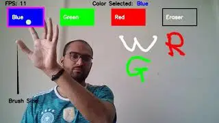 Virtual Paint using OpenCV and Mediapipe