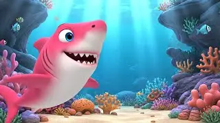 O tubar&atilde;ozinho se escondeu atr&aacute;s do grande coral | Can&ccedil;&atilde;o Infantil Divertida | Rimas para Crian&ccedil;as