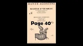 D. Agostini - Solfeggio Ritmico n&deg; 1 - pag. 40 - n&deg; 19-20-21