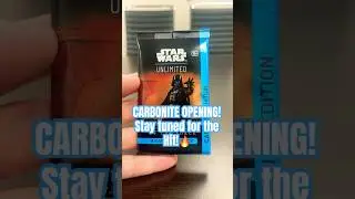 STAR WARS UNLIMITED LEGENDS OF THE FORCE CARBONITE OPENING! 🔥#StarWars #LegendsoftheForce #SWU