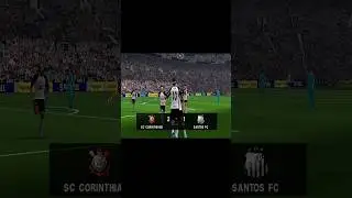 Santos x Corinthians #futebol #corinthians #pes #gol