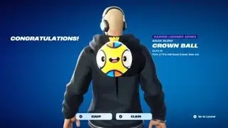 Fortnite Back Bling:  CROWN BALL