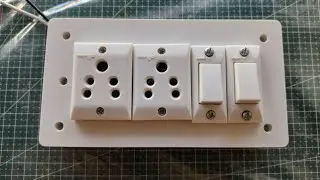 2 Switch 2 Socket Connection | Electric Board Wiring Connection | 2 Socket 2 Switch Connection