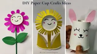 Paper Cup Crafts Ideas | DIY Paper Cup Ideas | Paper Crafts #diy #craft