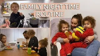 Family Night Time Routine with Twin Toddlers | Danielle Gioia