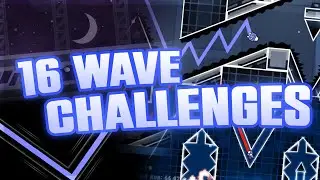 16 Wave challenge dalam 1 Video | Geometry Dash Malaysia