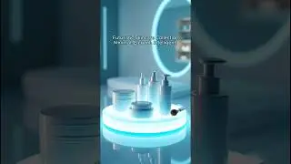 Next-Gen Skincare Display | #DigitalElegance #AIFashionChic