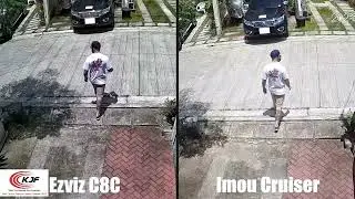Ezviz c8c vs dhuaa imou cruiser demo video KJF